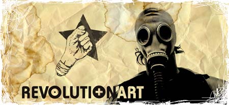 cool gas mask revolutionart pic
